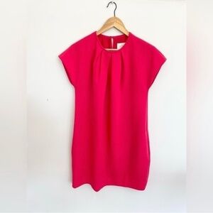 Kate Spade Bright Pink Shift Dress w/ Pockets